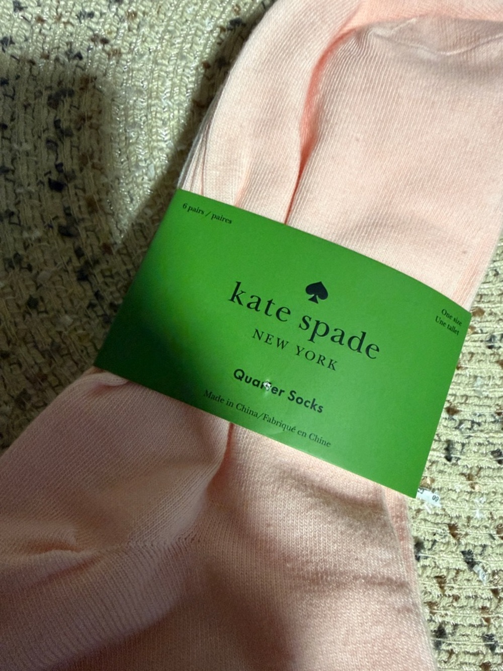 kate spade 6pairs quarter socks - Picture 2 of 4
